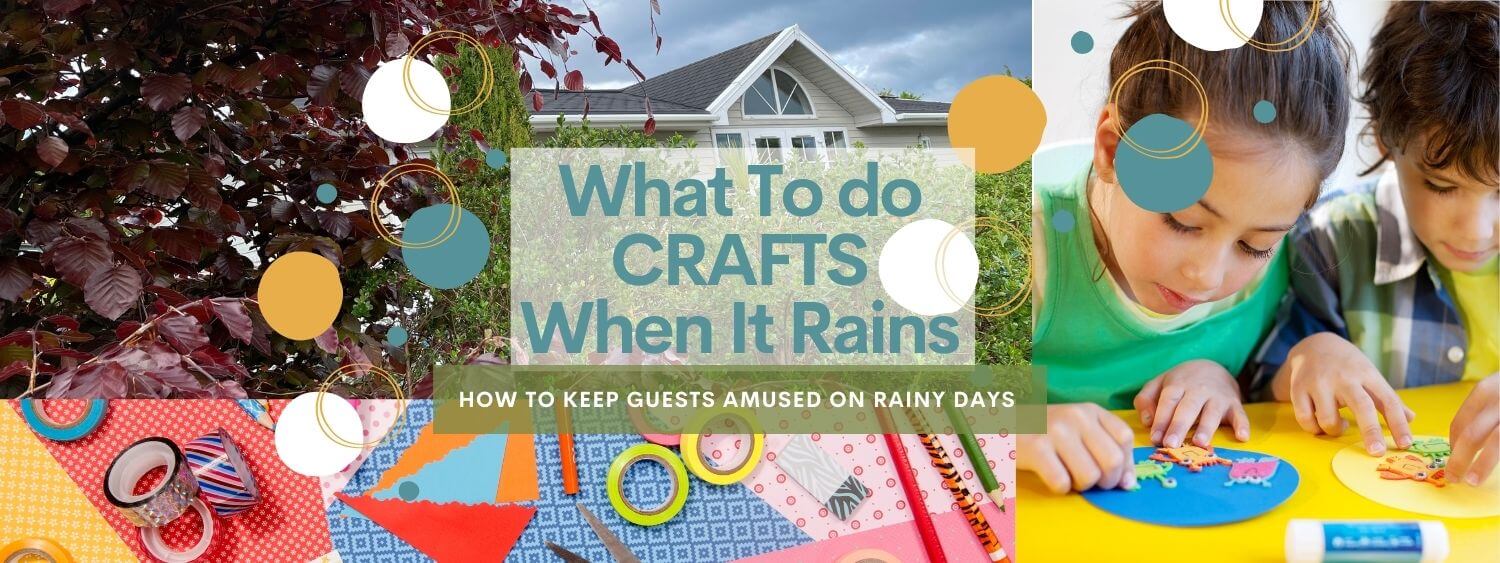 What To do CRAFTS When It Rains at Beech Lodge near Derby