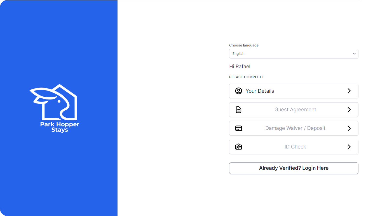 The verification process is easy as 1,2,3. Just follow the instructions and your vacation will be protected in no time!