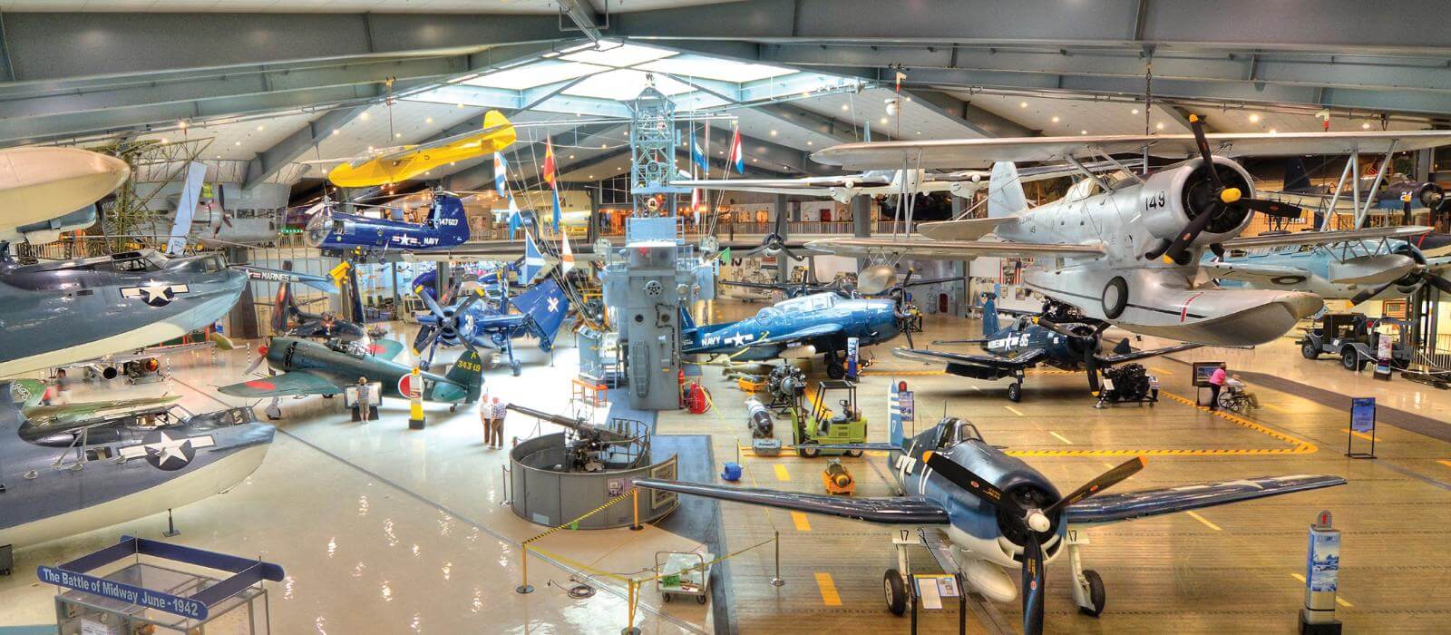 View amazing exhibits inside the National Aviation Museum, a great indoor day trip to escape the sun or rain.