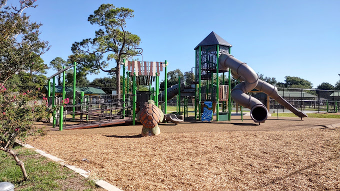 Big kid play area. A great little family walk to the park is always a good time.