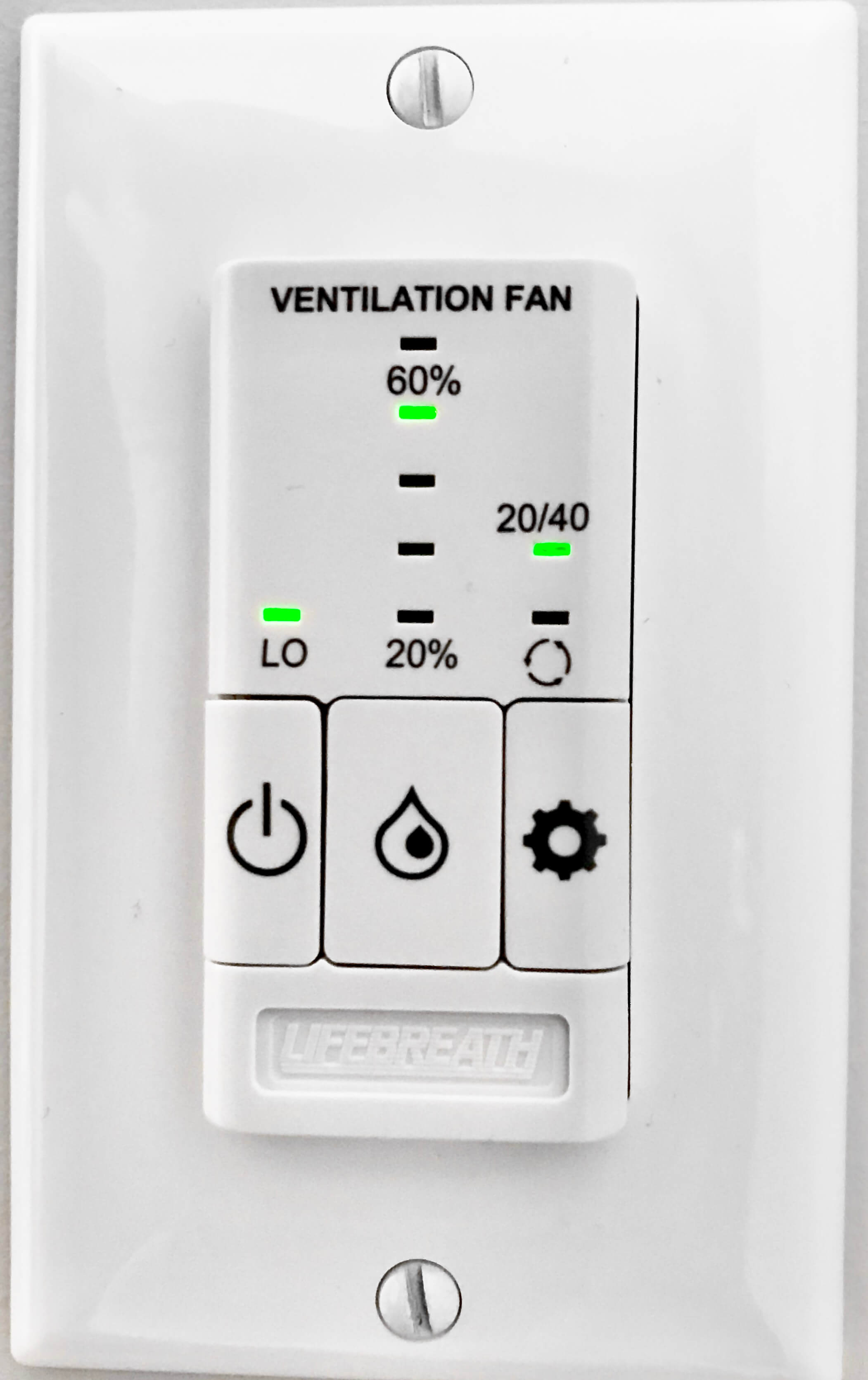 Wall mounted controller
